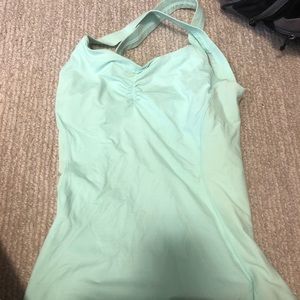 Lu lu lemon teal tank